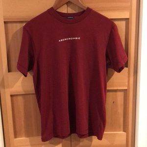 Abercrombie and Fitch Red Muscle Tee Men’s Small